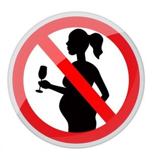 Contraindications to drinking alcohol during pregnancy