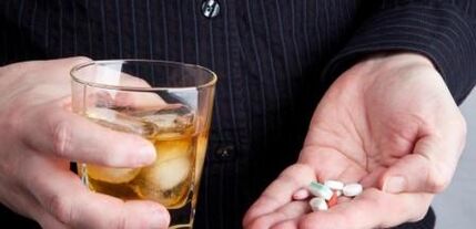 Alcohol is the reason for incorrect digestion